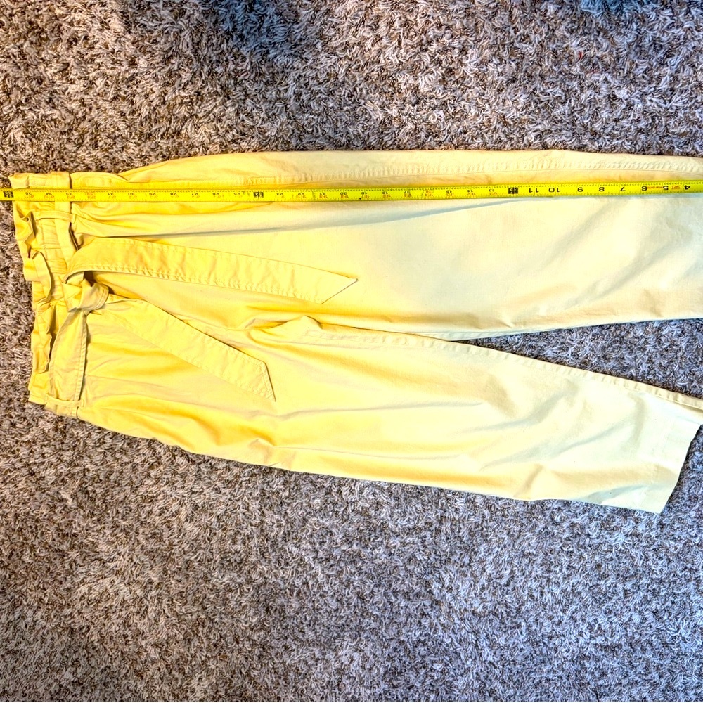 J. Crew Women's Cream Tie-Waist Trousers - Picture 4 of 5